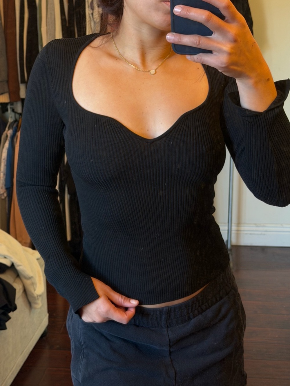 H&M Ribbed Longsleeve